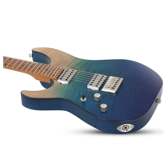 Schecter C-1 Standard Plus Left-Handed Electric Guitar - Blue Fade