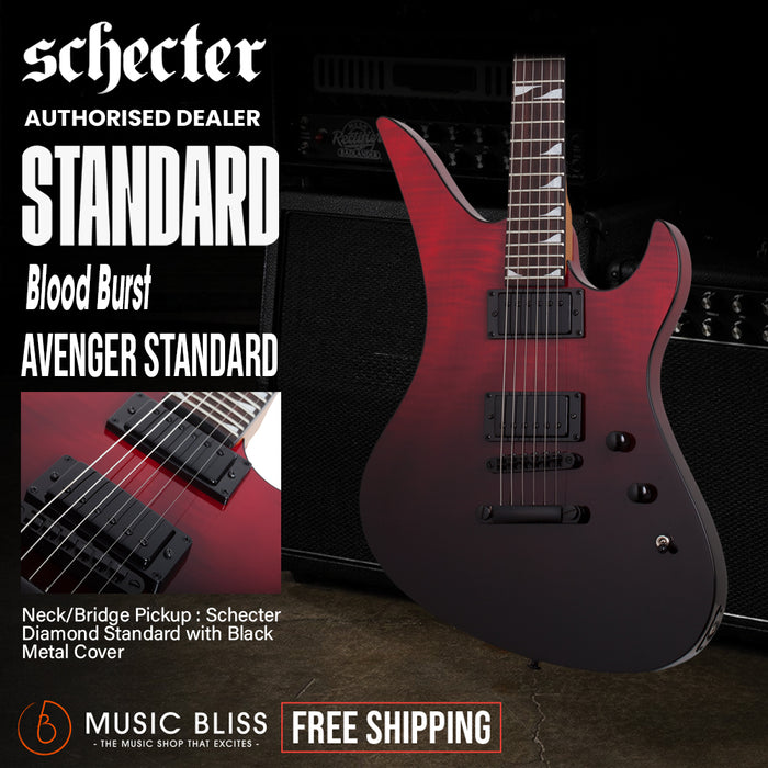 Schecter Avenger Standard Electric Guitar - Bloodburst