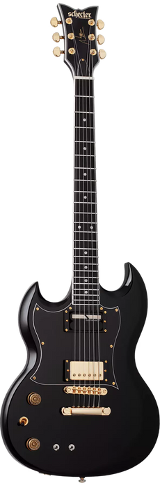 Schecter ZV-H6LLYW66D-S Left-Handed Electric Guitar - Gloss Black
