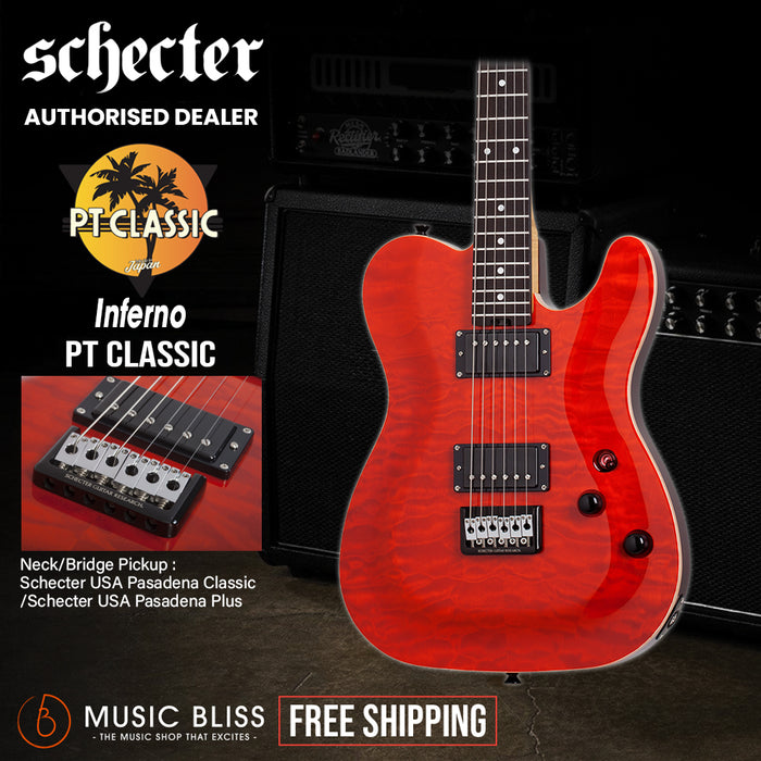 Schecter PT Classic Electric Guitar - Inferno Burst