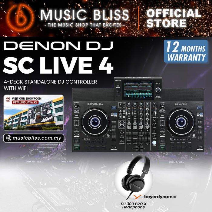 Denon DJ SC Live 4 Standalone DJ Controller