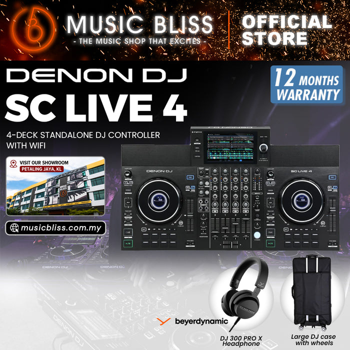 Denon DJ SC Live 4 Standalone DJ Controller