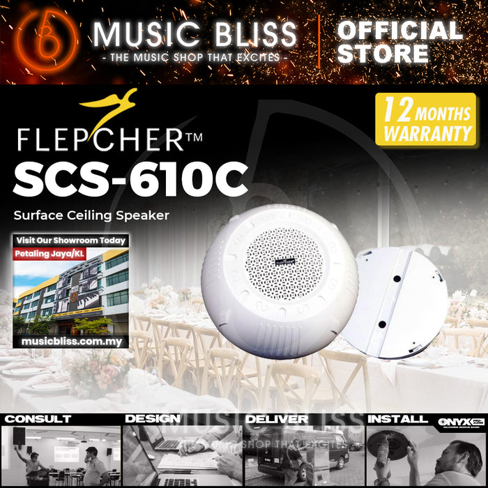 Flepcher SCS-610C Surface Ceiling Speaker