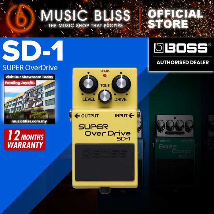 Boss SD-1 Super Overdrive Guitar Pedal