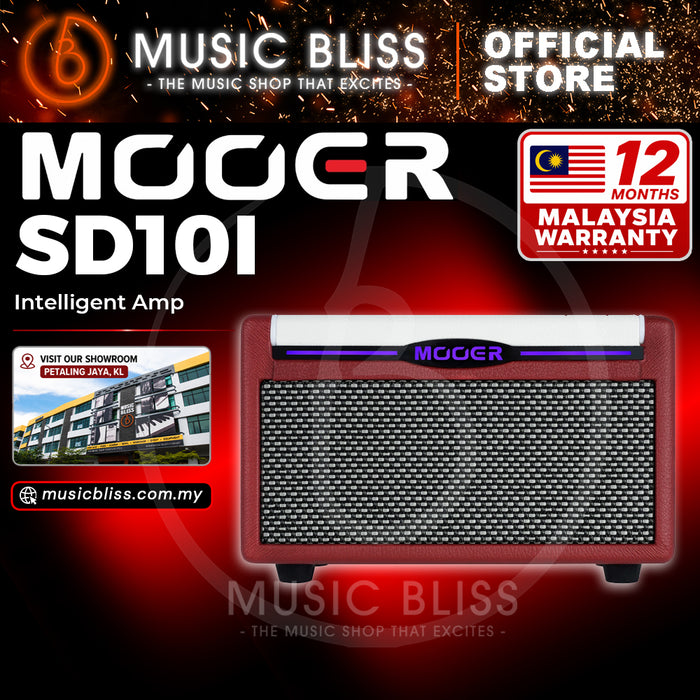 Mooer SD10i Intelligent Desktop Amp - Red