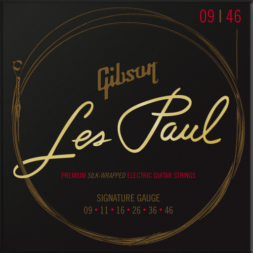GIBSON ACCESSORIES LES PAUL PREMIUM ELECTRIC GUITAR STRINGS - .009-.046 SIGNATURE (SEG-LES) - Music Bliss Malaysia