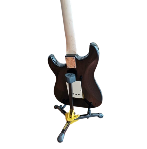 SQOE SEST200 Stratocaster Body SSS Vintage Electric Guitar - Black