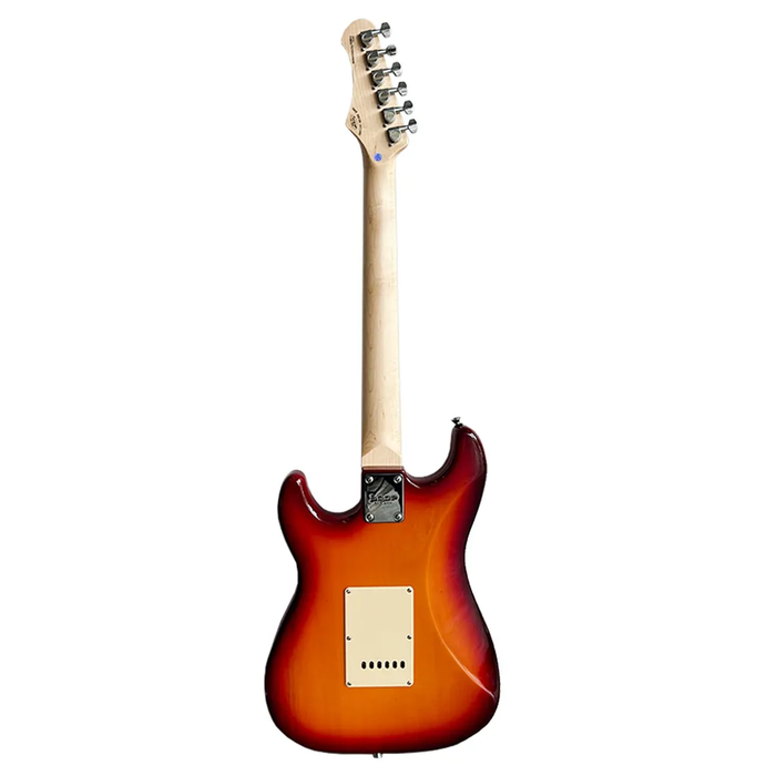 SQOE SEST250 ST Series HSS Electric Guitar - Cherry Sunburst