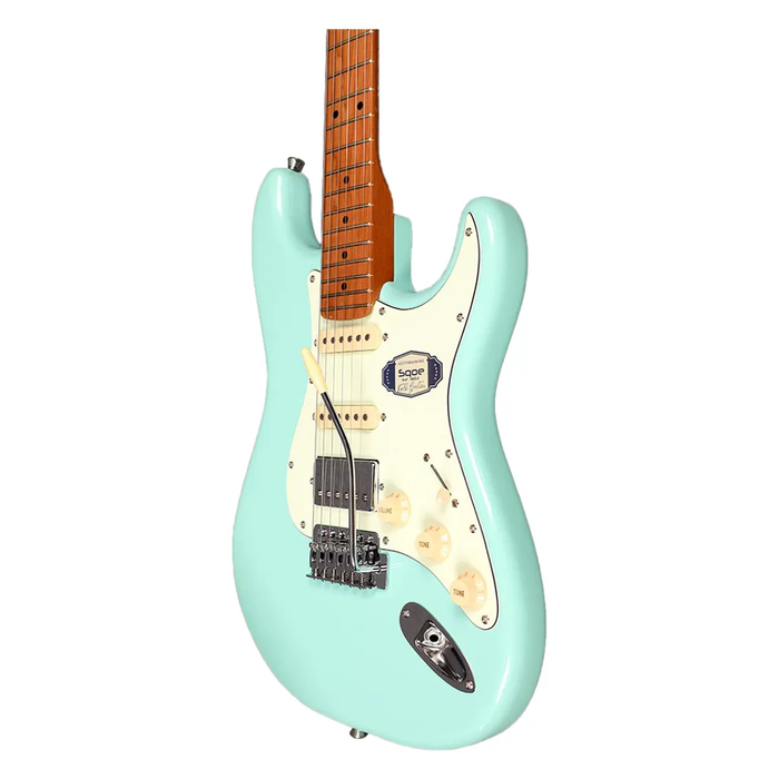 SQOE SEST600 ST Series HSS Electric Guitar - Surf Green (SEST-600)