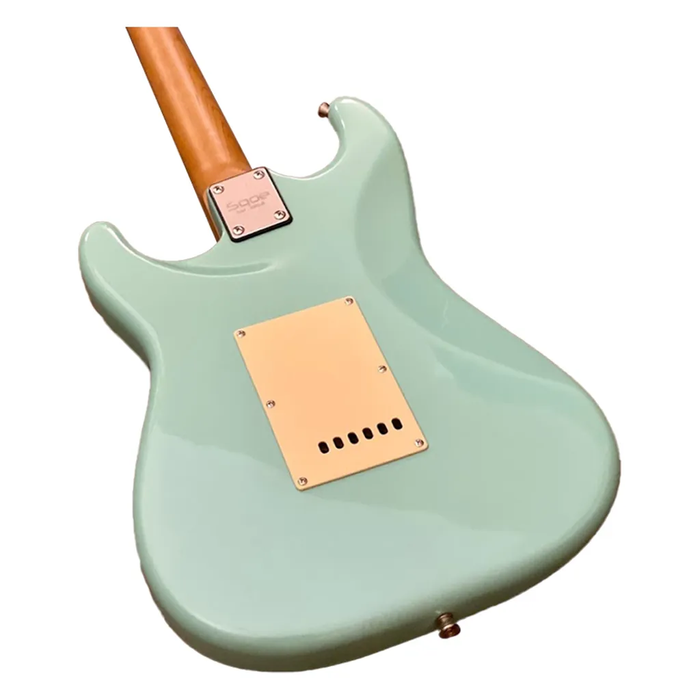 SQOE SEST600 ST Series HSS Electric Guitar - Surf Green (SEST-600)