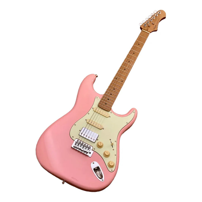 SQOE SEST600 ST Series HSS Electric Guitar - Pink (SEST-600)