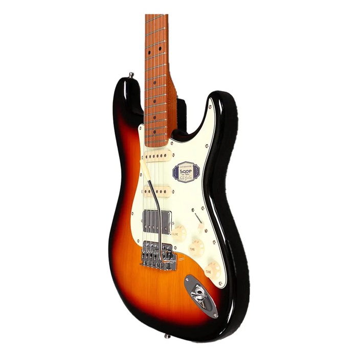 SQOE SEST600 ST Series HSS Electric Guitar - Sunburst (SEST-600)