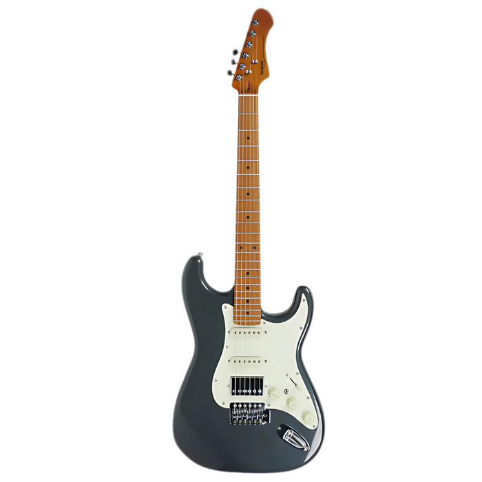 SQOE SEST600 ST Series HSS Electric Guitar - Metallic Silver