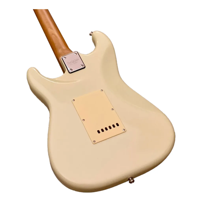 SQOE SEST600 ST Series HSS Electric Guitar - Olympic White (SEST-600)