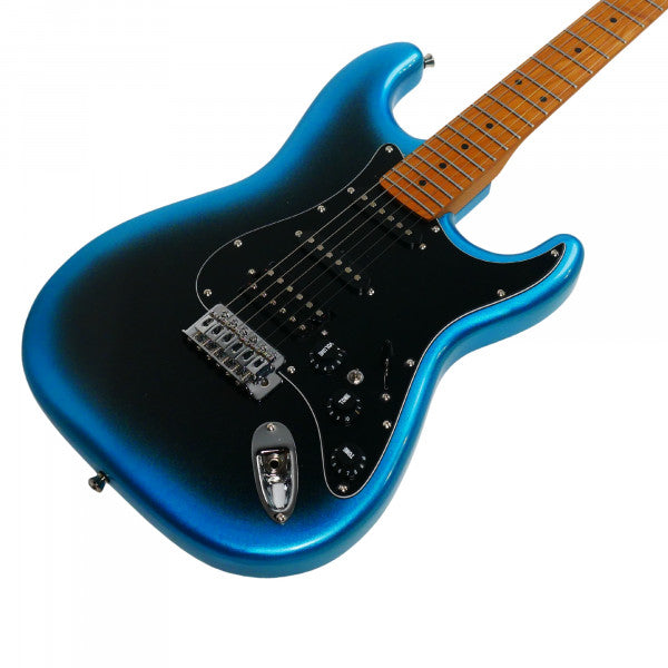 SQOE SEST610 DN Series HSS Electric Guitar - Dark Night Blue