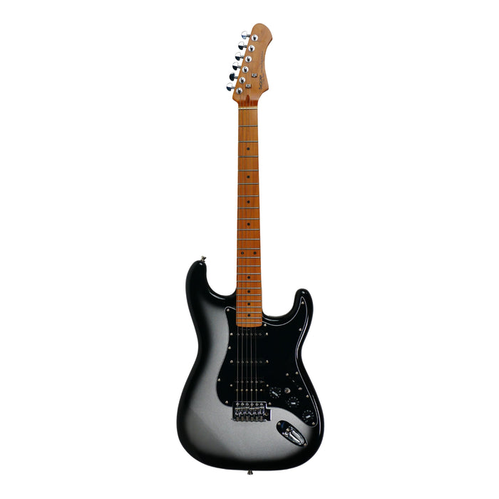 SQOE SEST610 DN Series HSS Electric Guitar - Dark Night Black