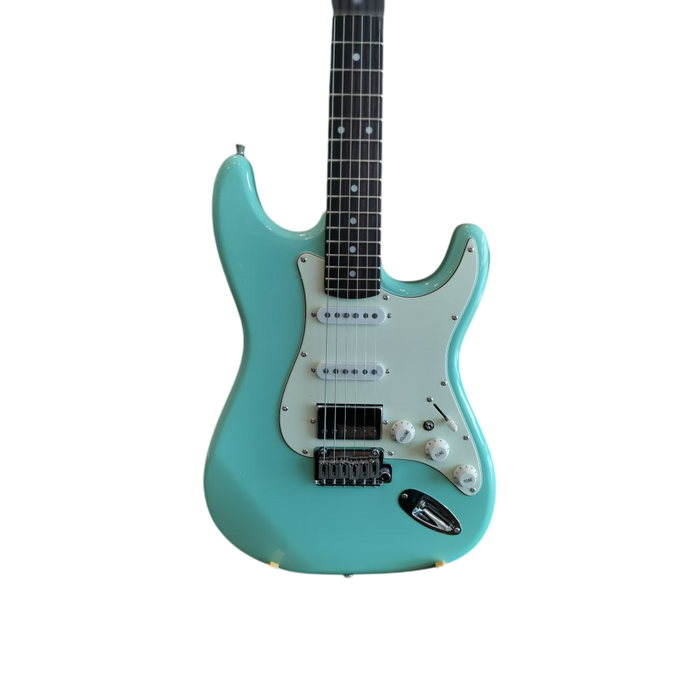 SQOE SEST700 ST Series HSS Electric Guitar - Surf Green
