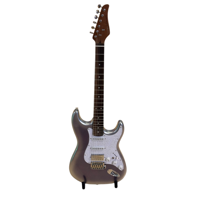 SQOE SEST700 ST Series Electric Guitar - Purple Ice Flower