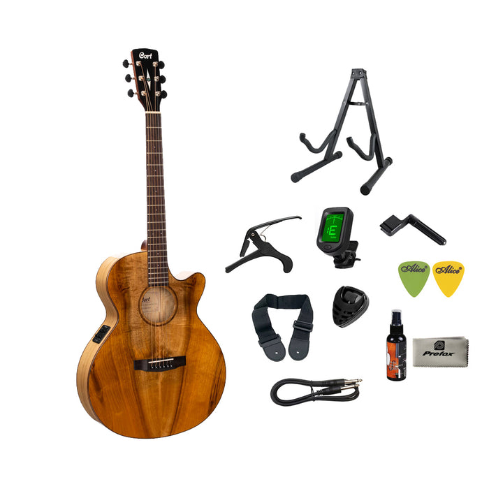 Cort SFX-Myrtlewood Acoustic Guitar with Bag - Natural