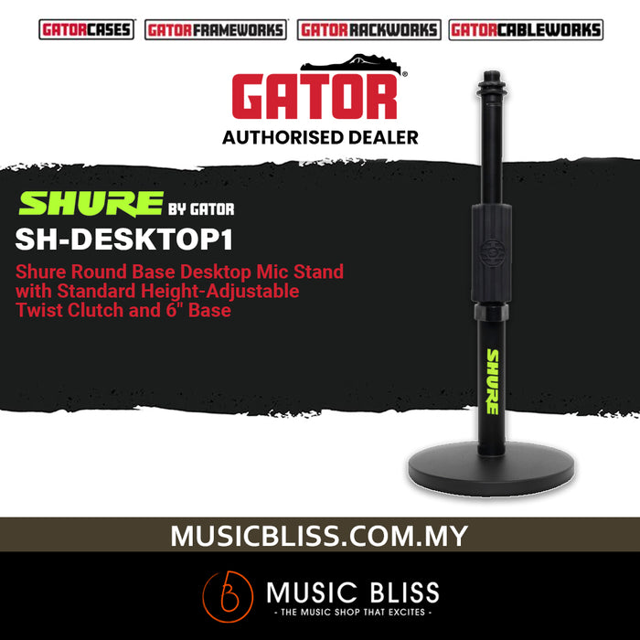 Shure by Gator SH-DESKTOP1 Microphone Stand