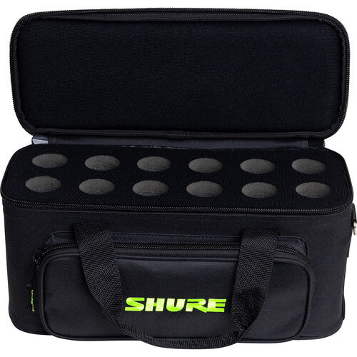 Shure by Gator SH-MICBAG12 Padded Mic Bag for 12 Microphones