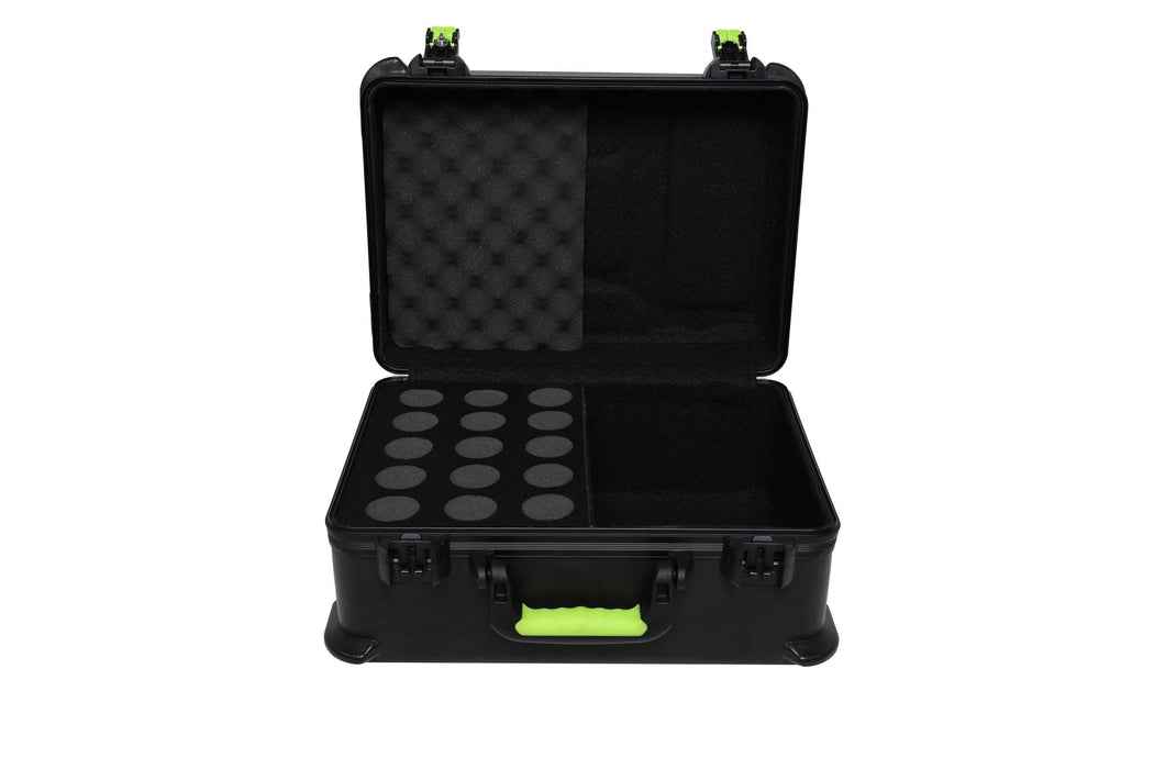 Shure by Gator SH-MICCASE15 Molded Case with Drops for 15 Microphones
