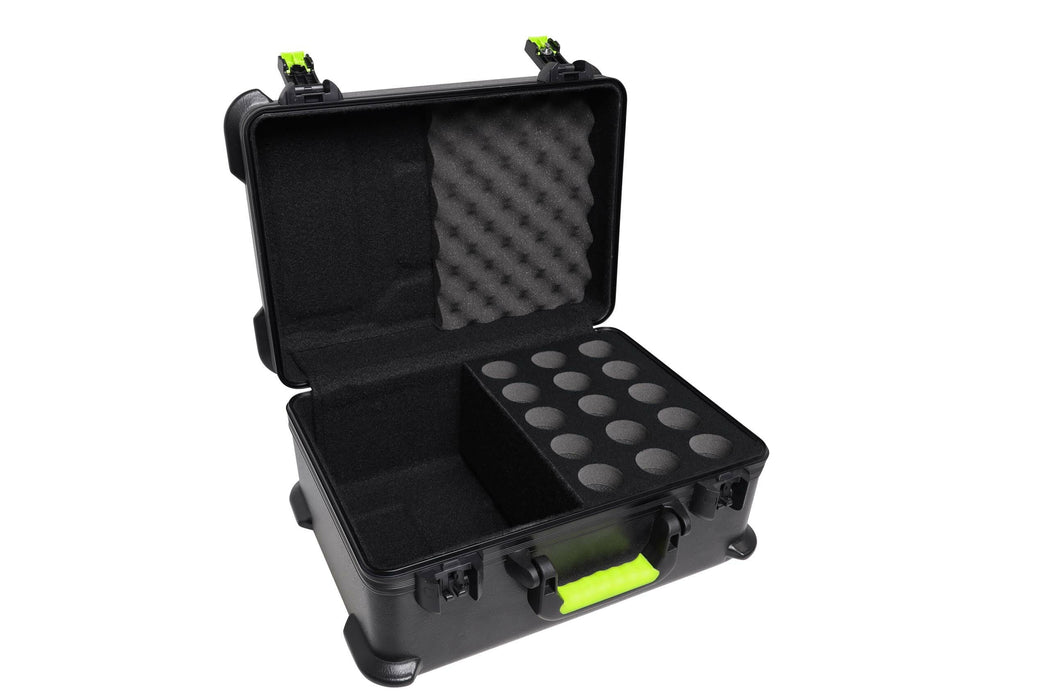 Shure by Gator SH-MICCASE15 Molded Case with Drops for 15 Microphones