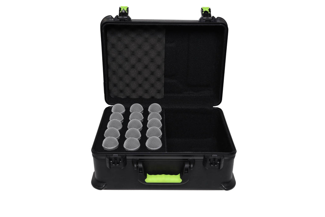 Shure by Gator SH-MICCASE15 Molded Case with Drops for 15 Microphones