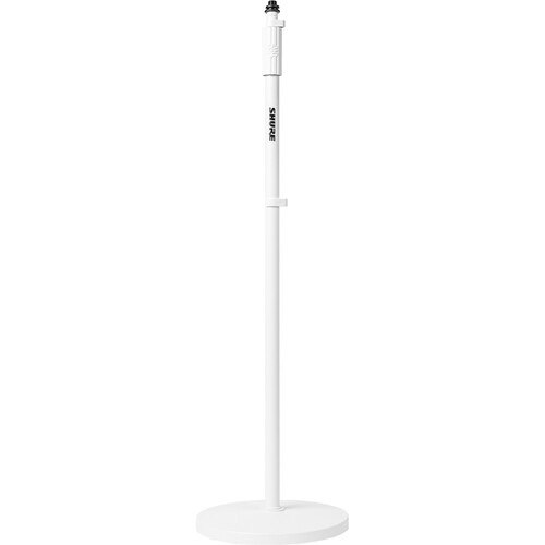 Shure by Gator SH-RBMICSTAND10 10" Round Base Mic Stand - White