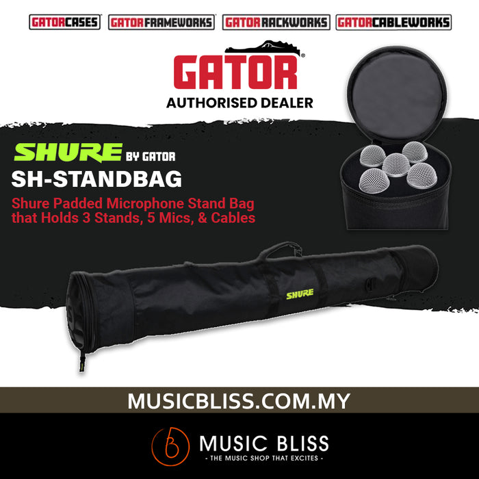 Shure by Gator SH-STANDBAG Microphone Stand Bag