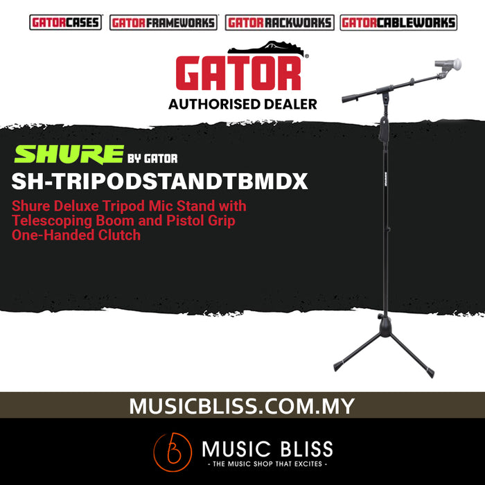 Shure by Gator SH-TRIPODSTANDTBMDX Tripod Microphone Stand