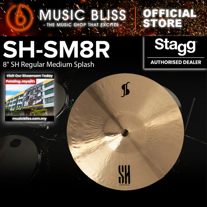 Stagg SH-SM8R B20 Hand Hammered 8" Regular Medium Splash