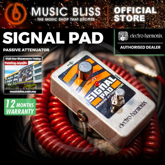Electro Harmonix Signal Pad Attenuator Guitar Effects Pedal