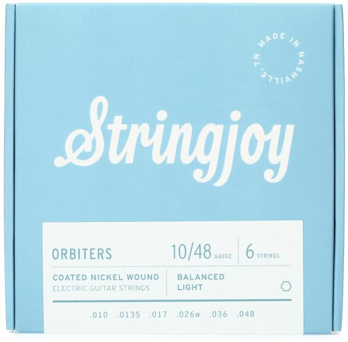 Stringjoy Orbiters Balanced Coated Nickel-wound Electric Guitar Strings - Light Gauge (.010 - .048) - Music Bliss Malaysia