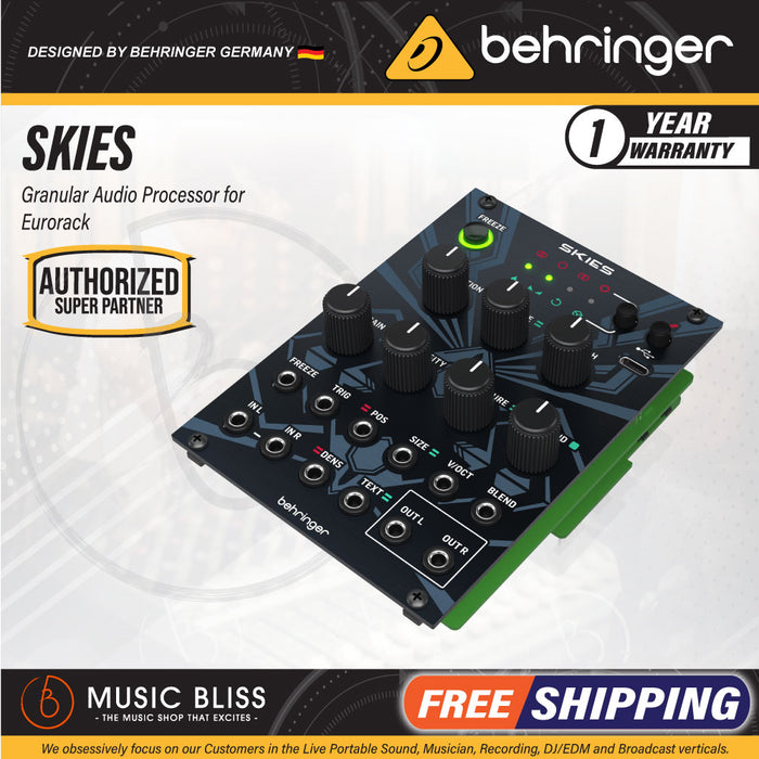 Behringer SKIES Granular Audio Processor for Eurorack