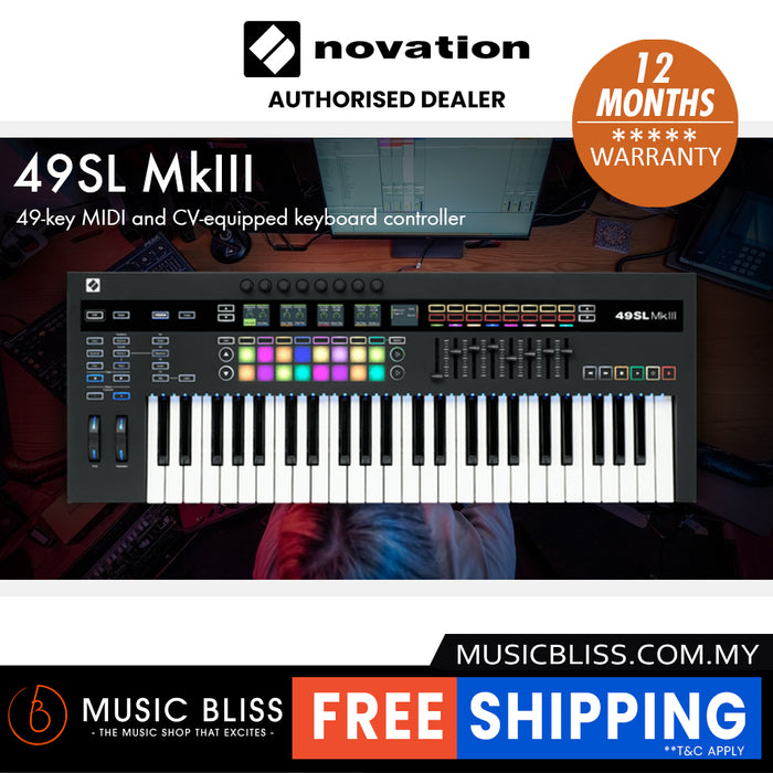 Novation 49SL MkIII Keyboard Controller with Sequencer