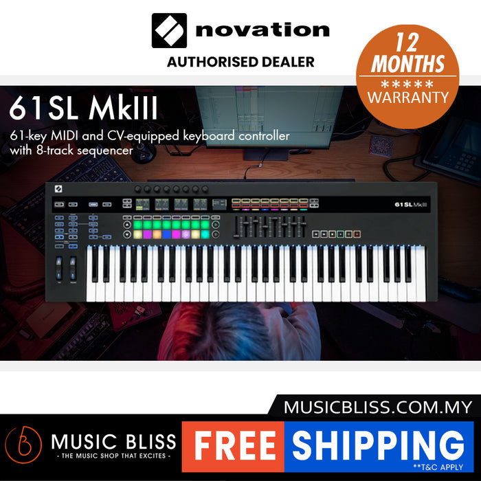 Novation 61SL MkIII Keyboard Controller with Sequencer