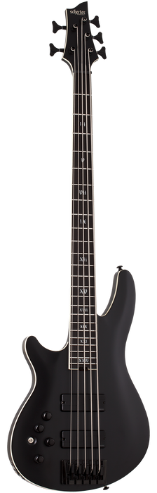 Schecter SLS Elite-5 "Evil Twin" Left-Handed Electric Bass Guitar - Satin Black