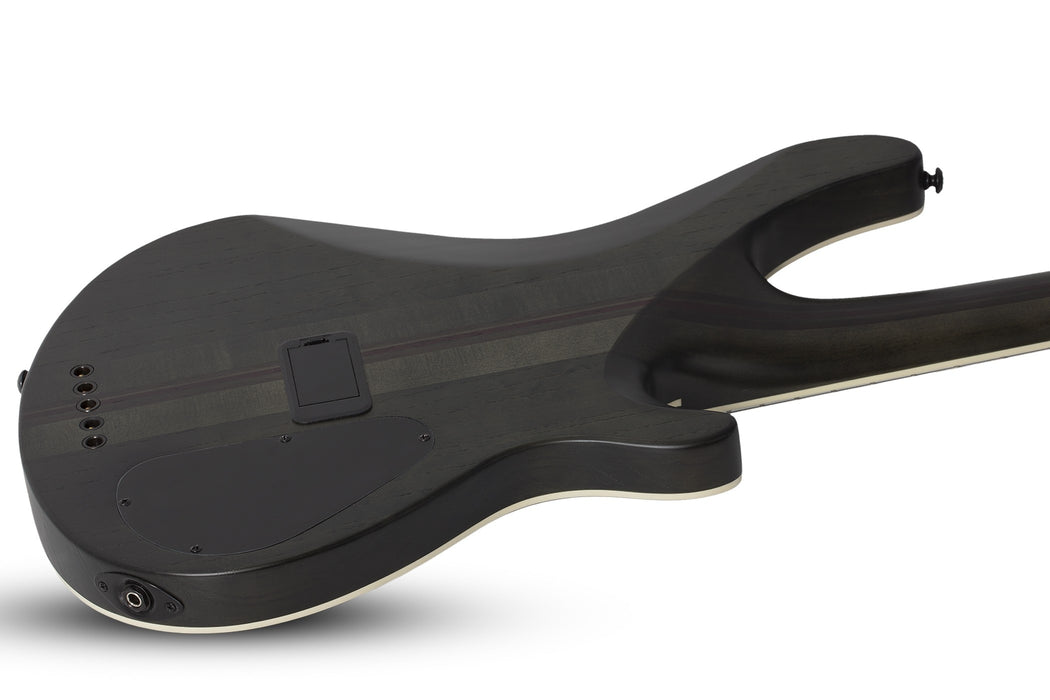 Schecter SLS Elite-5 "Evil Twin" Left-Handed Electric Bass Guitar - Satin Black