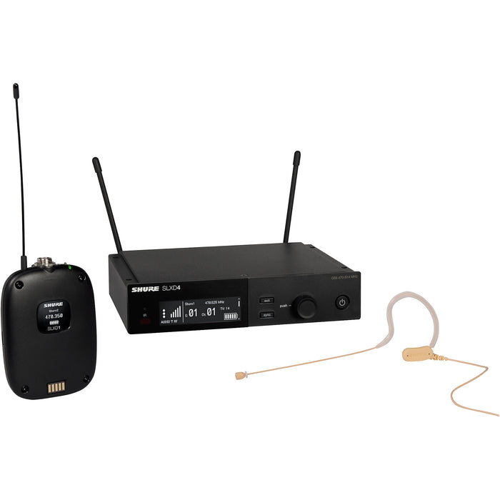 Shure SLXD14+/153T Wireless Earset Microphone System