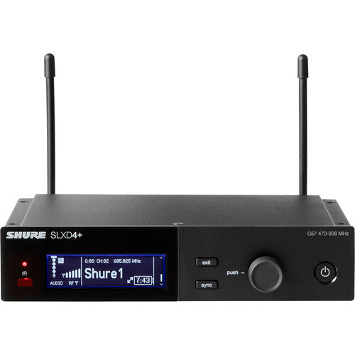 Shure SLXD24+/N8C Digital Wireless Handheld System with Nexadyne 8/C Cardioid Dynamic Microphone