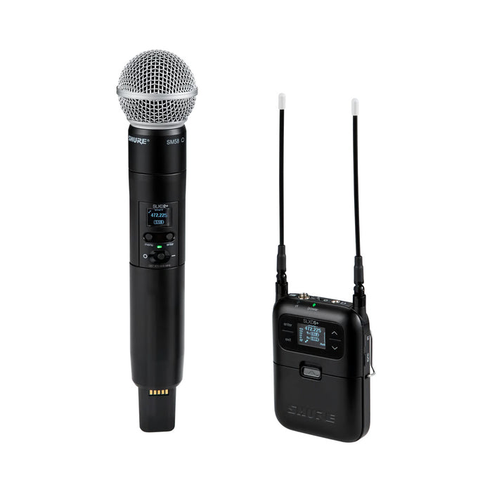 Shure SLXD25+/58 Portable Digital Wireless System with SM58 Cardioid Dynamic Microphone