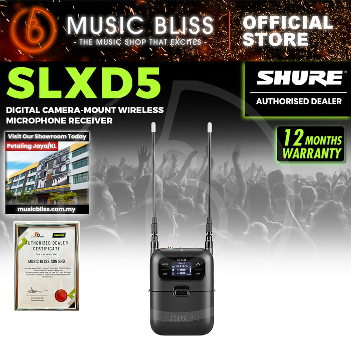 Shure SLXD5 Single-Channel Portable Digital Wireless Receiver