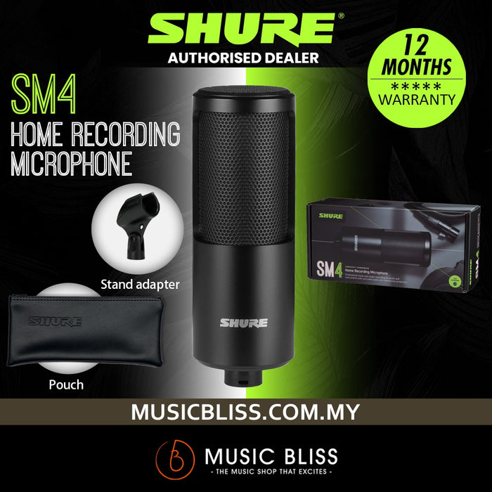 Shure SM4 Dual-diaphragm Condenser Home Recording Microphone