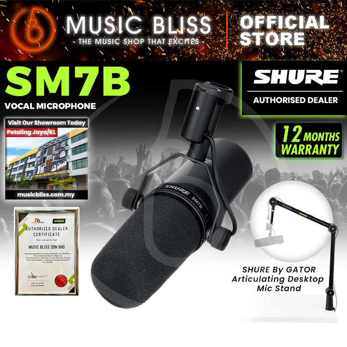 Shure SM7B Dynamic Vocal Microphone