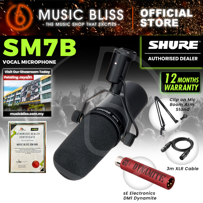 Shure SM7B Dynamic Vocal Microphone