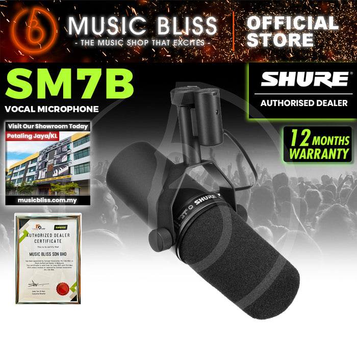 Shure SM7B Dynamic Vocal Microphone