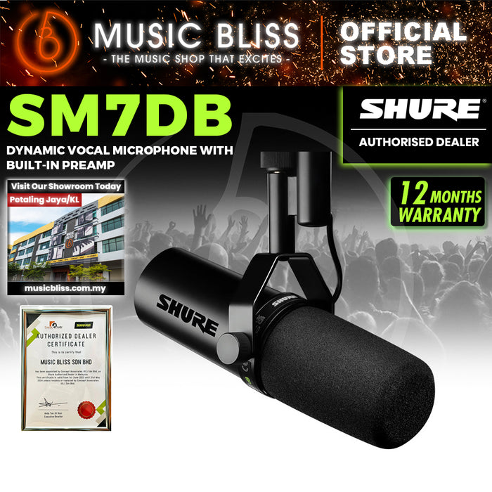Shure SM7dB Active Dynamic Microphone
