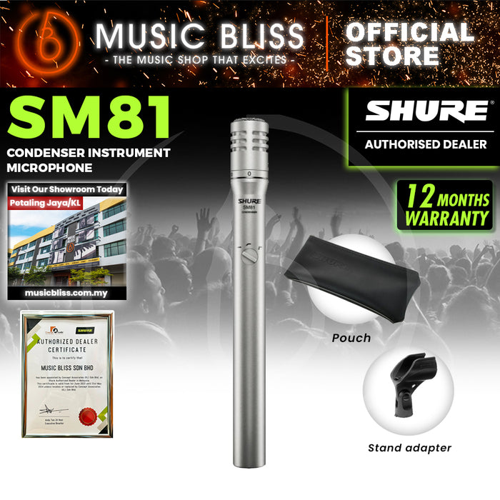 Shure SM81-LC Small Diaphragm Condenser Microphone