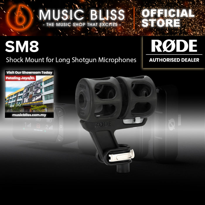 Rode SM8 Shockmount for Long Shotgun Microphones
